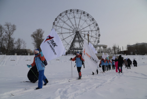 Более 400 км по замерзшему Амуру предстоит пройти участникам лыжного перехода «Лед и пламя»