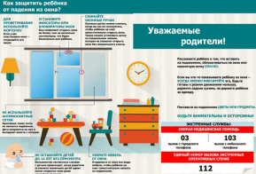 Как уберечь ребенка от падения из окна